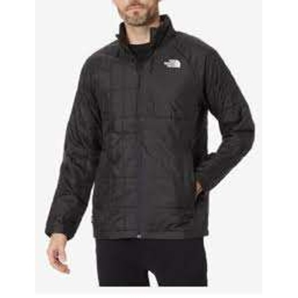 The North Face Mens Black Circular Design Quilted Puffer Jacket XL NF0A7UJC